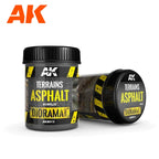 AK Interactive Diorama Terrains Scale Asphalt texture Acrylic 250ml Tub - AK8013