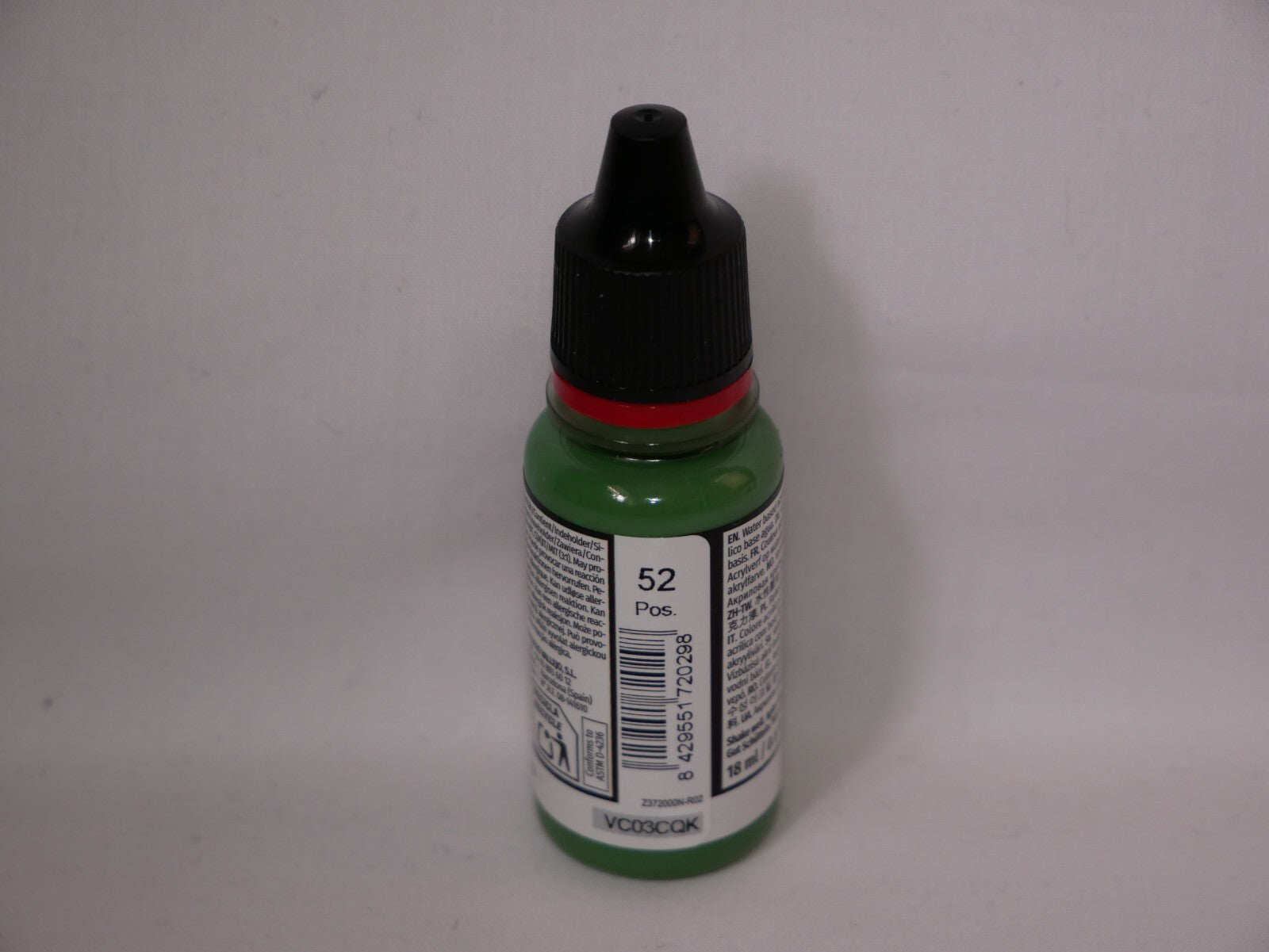 Vallejo Game Color Acrylic Range Sick Green 18ml/0.6 fl oz Dropper Bottle 72.029