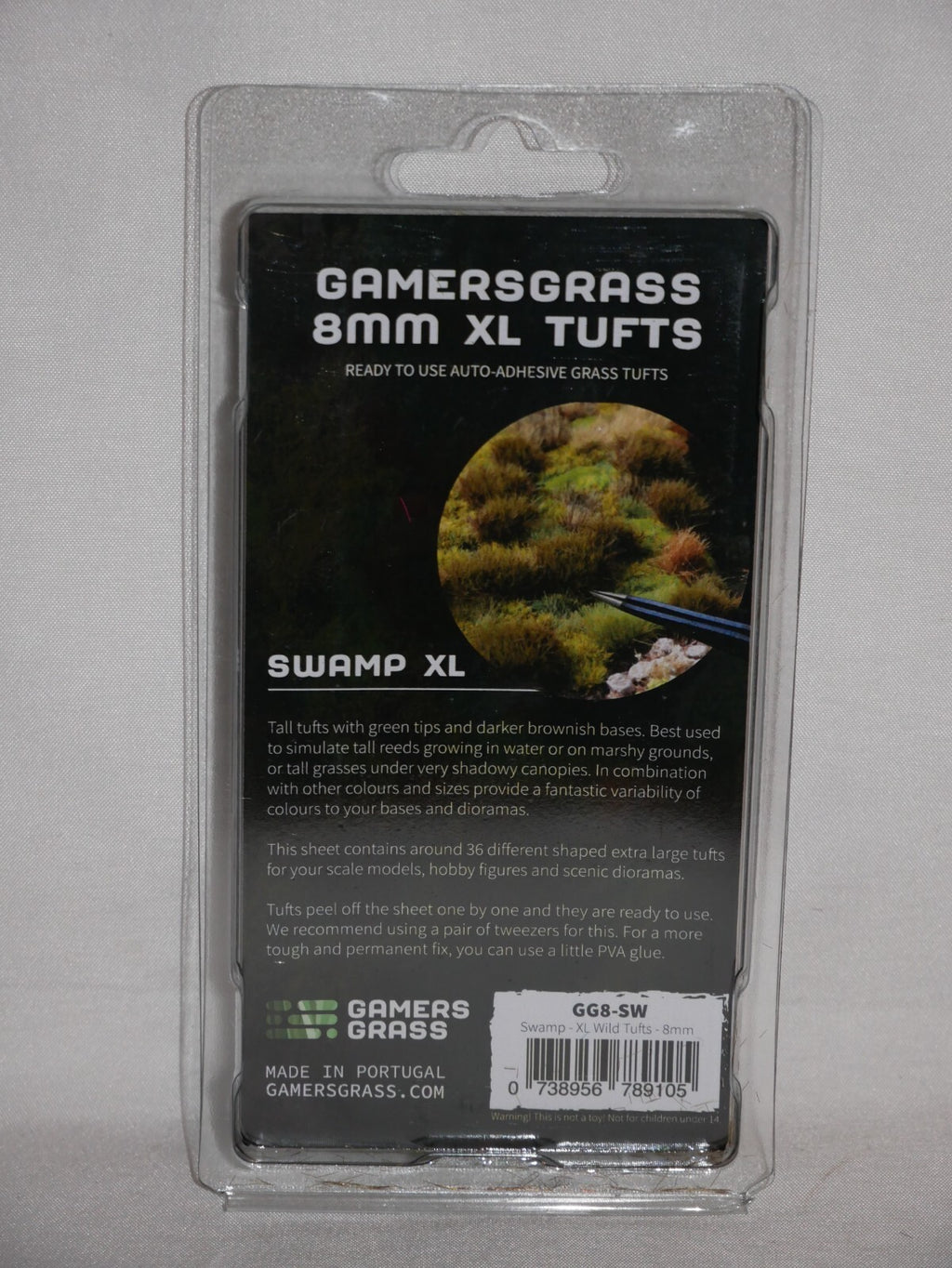 Gamers Grass Wild Swamp XL 8mm Tufts For Wargaming Bases (36) Per Pack - GG8-SW