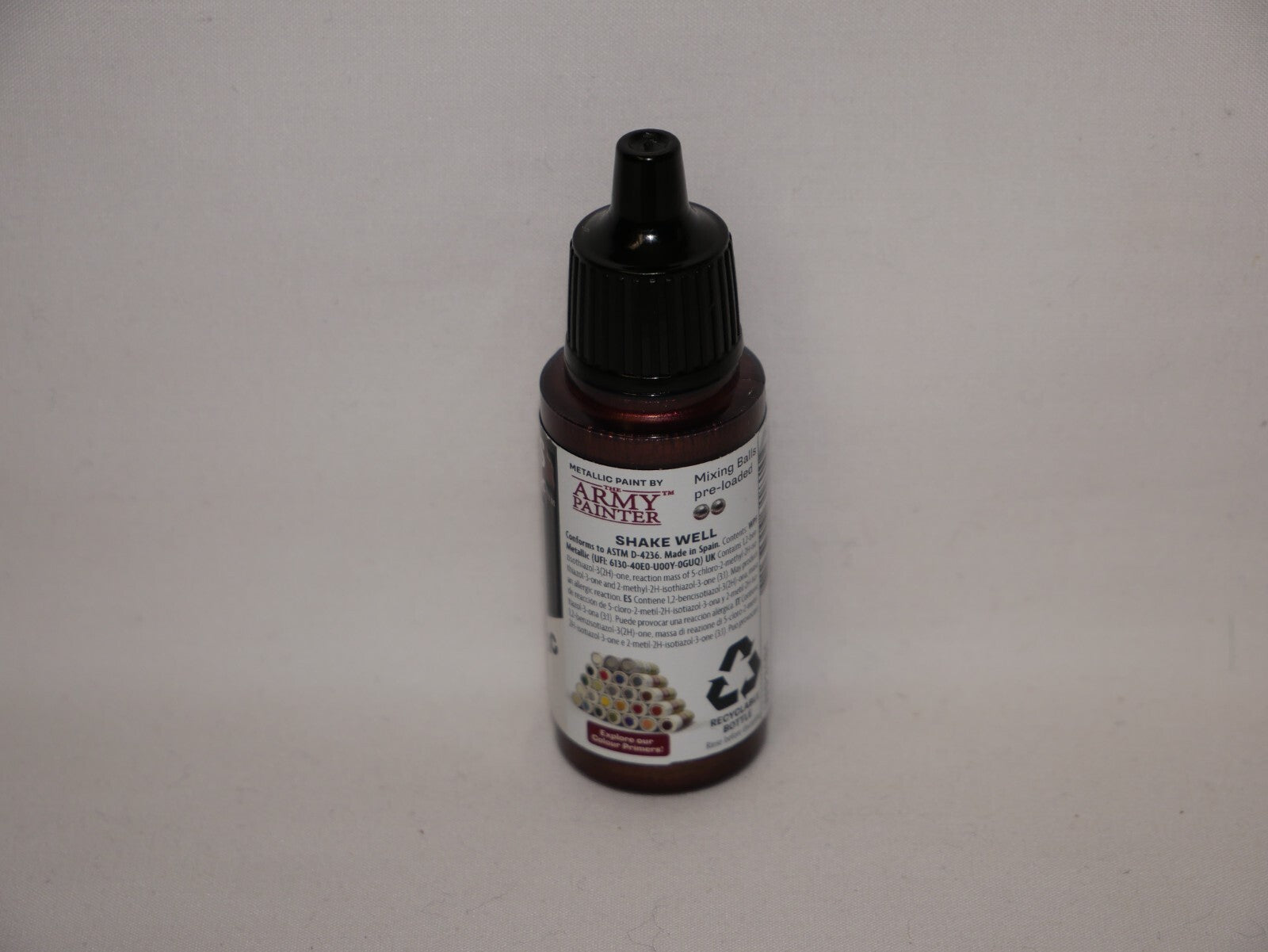 The Army Painter Warpaints Fanatic Range Rough Iron Metallic 18ml Bottle WP3181