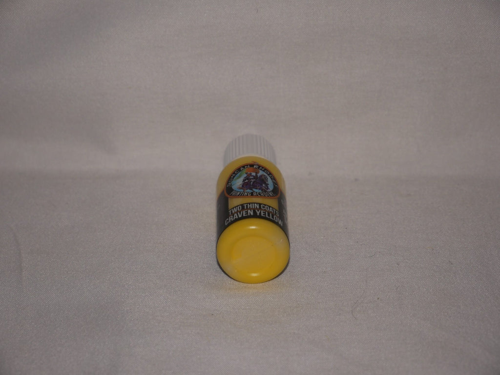 Duncan Rhodes Painting Academy 'Two Thin Coats' Graven Yellow 15ml Bottle 10101