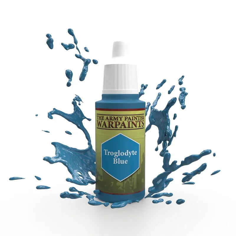 The Army Painter Warpaints Acrylic Troglodyte B1ue 18ml Dropper Bottle - WP1458