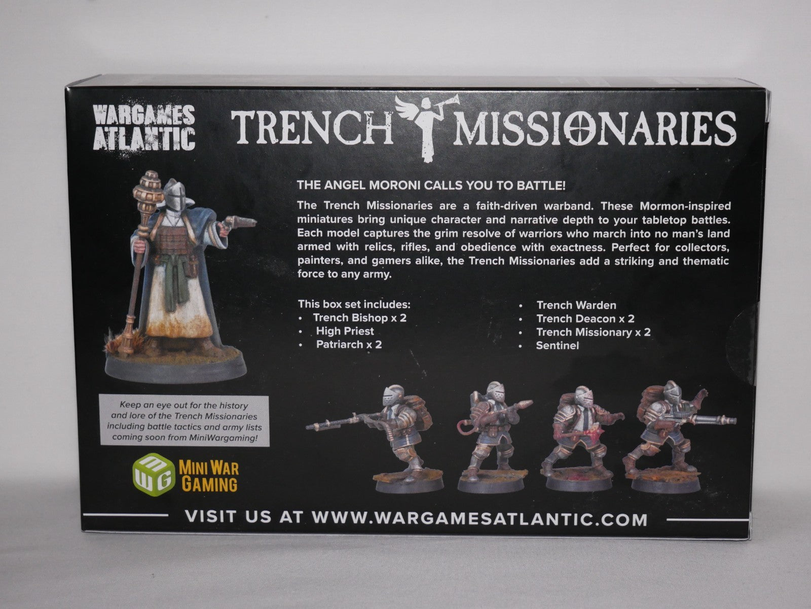 Wargames Atlantic 32mm Hard Plastic Trench Missionaries Miniatures - WAATW001