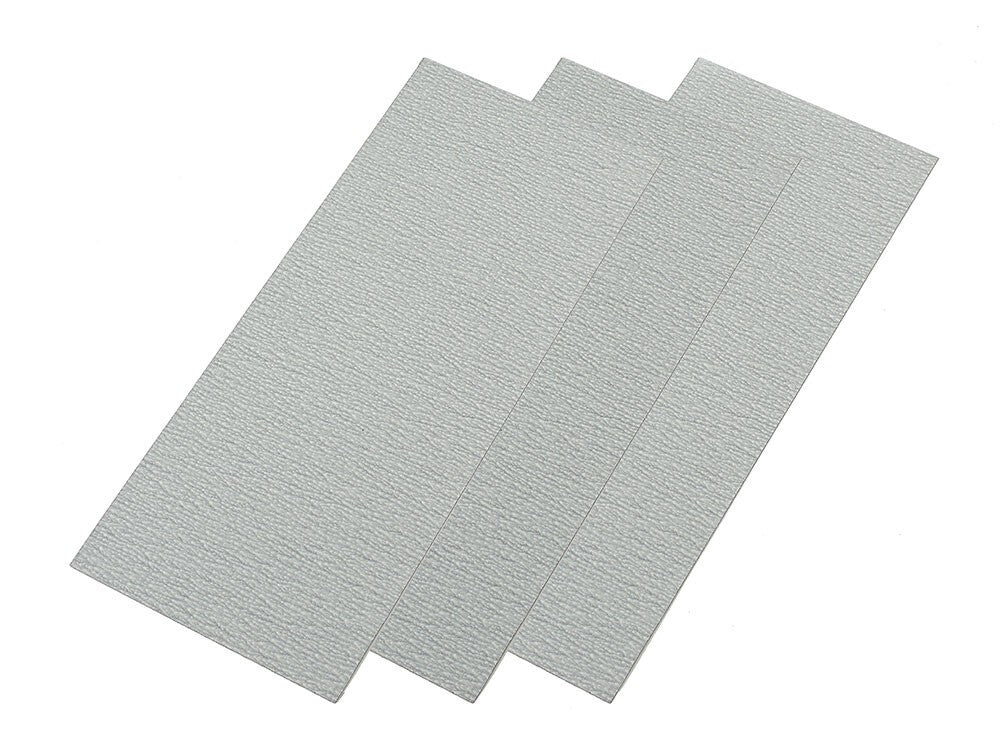 Tamiya Versatile Minimal Clogging Finishing Abrasive Papper P320 (3 Pcs) - 87094