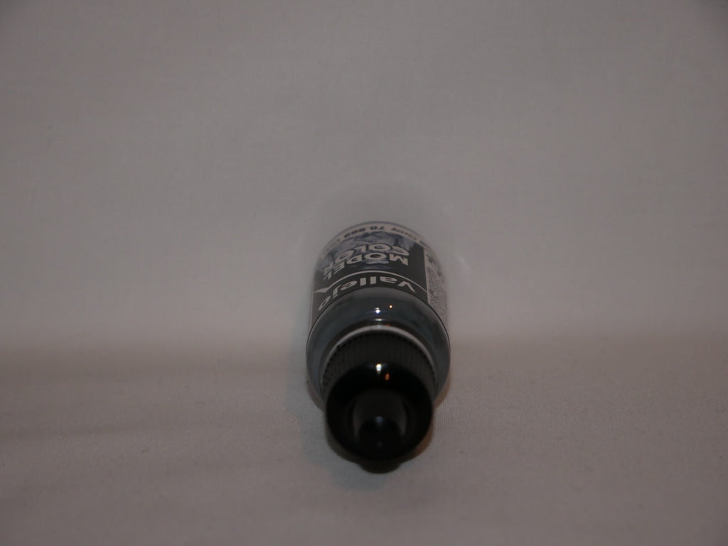 Vallejo Model Color Basalt Grey Acrylic 18ml/0.60 fl oz Dropper Bottle - 70.869