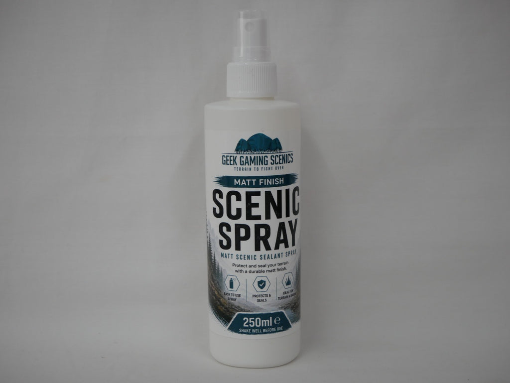 Geek Gaming Scenics Acrylic Matt Scene Sealant Spray 250ml Bottle - GGS-SEALANT250