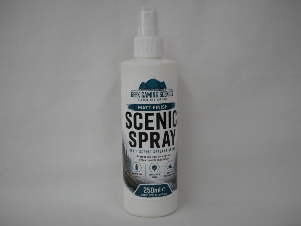 Geek Gaming Scenics Acrylic Matt Scene Sealant Spray 250ml Bottle - GGS-SEALANT250