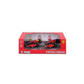 Burago 1:43 Scuderia Ferrari F1 Charles Leclerc Highlights 4 Car Set - #18-36848