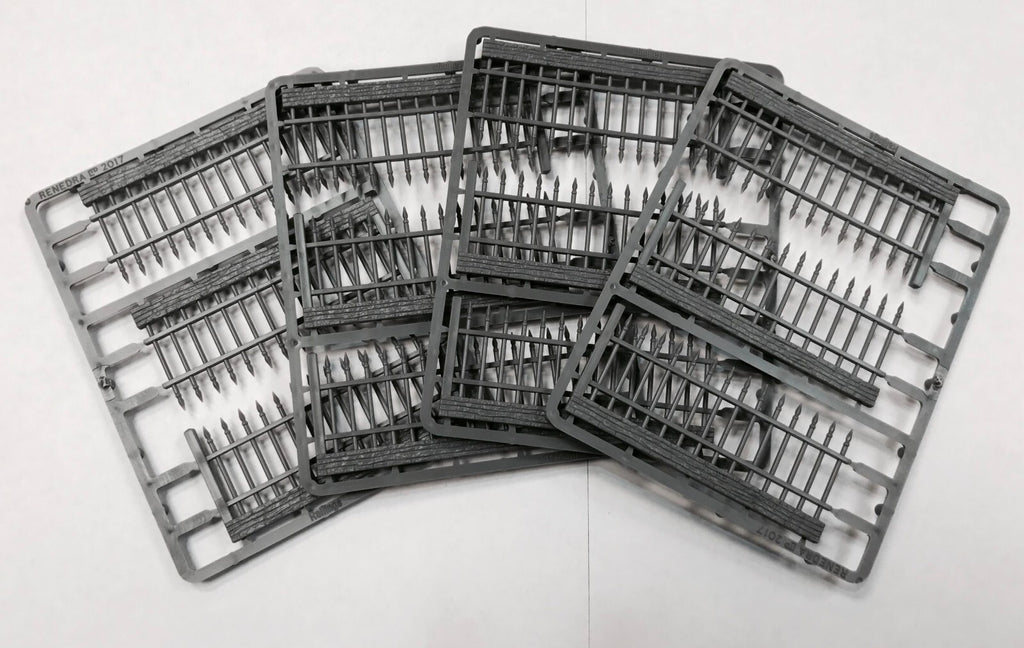 Renedra Limited Generic Scenery & Bases 1/56 Scale Model Railings Kit - REN-RAIL