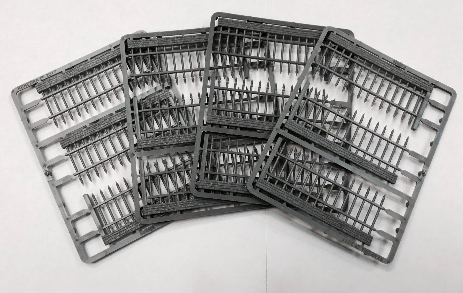Renedra Limited Generic Scenery & Bases 1/56 Scale Model Railings Kit - REN-RAIL