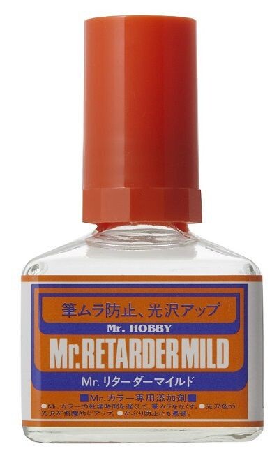 Mr Hobby Mr Retarder Mild Thinner Solvent 40ml Screw Top Glass Bottle - (T-105)