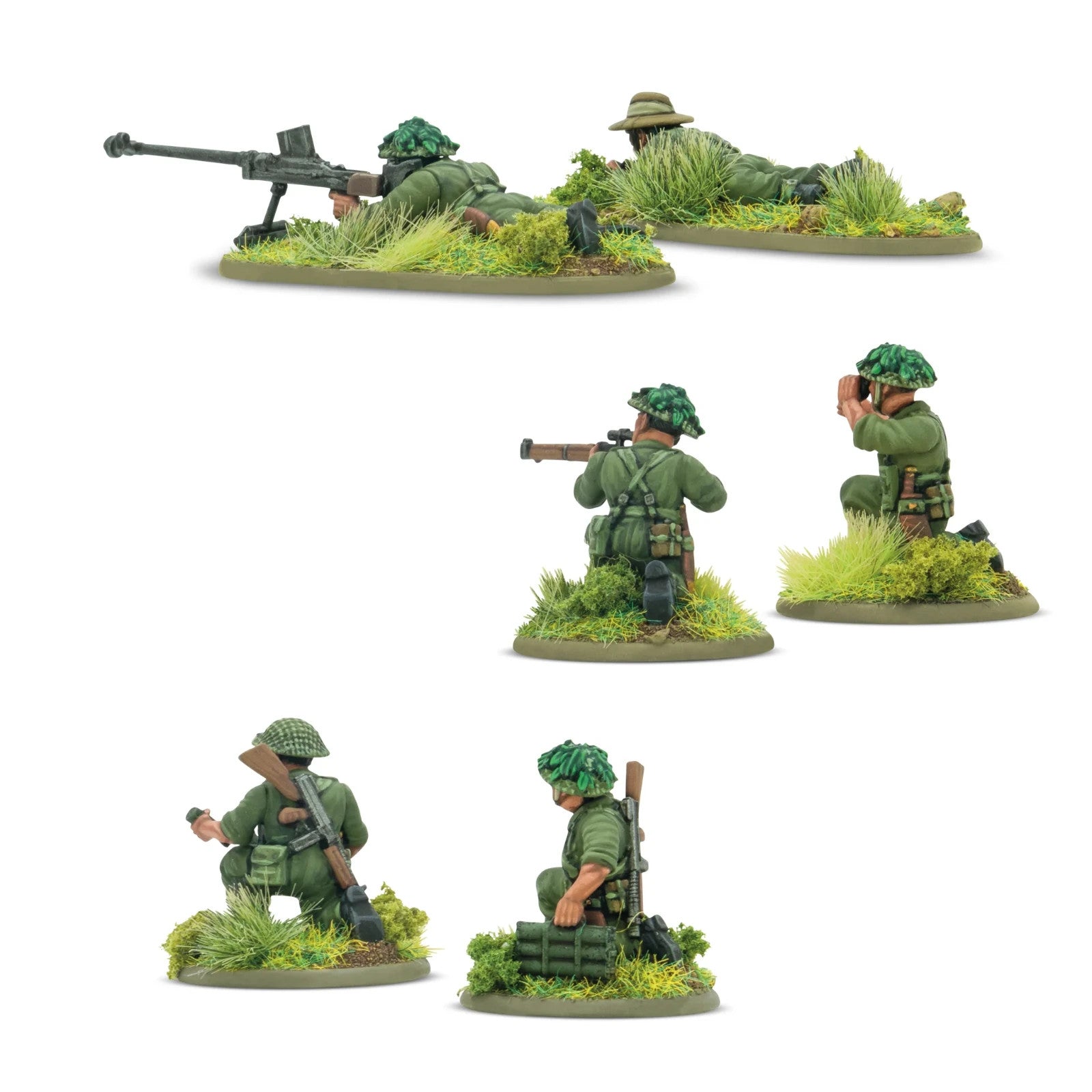 Warlord Games Bolt Action 1:56 (28mm) Scale WWII Gurkha Weapon Team - 403201203