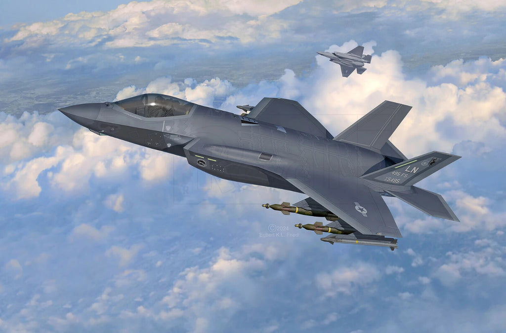 Revell 1:72 Scale Lockheed Martin F-35 A Lightning II Kit Skill Level 4 - 03799