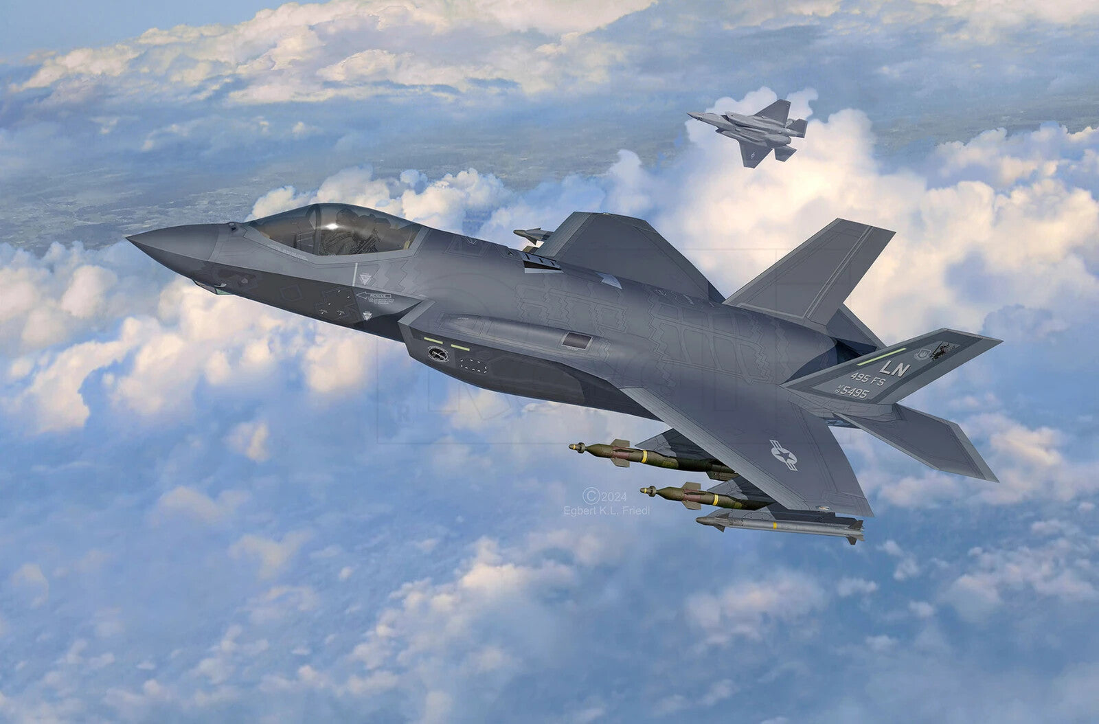 Revell 1:72 Scale Lockheed Martin F-35 A Lightning II Kit Skill Level 4 - 03799