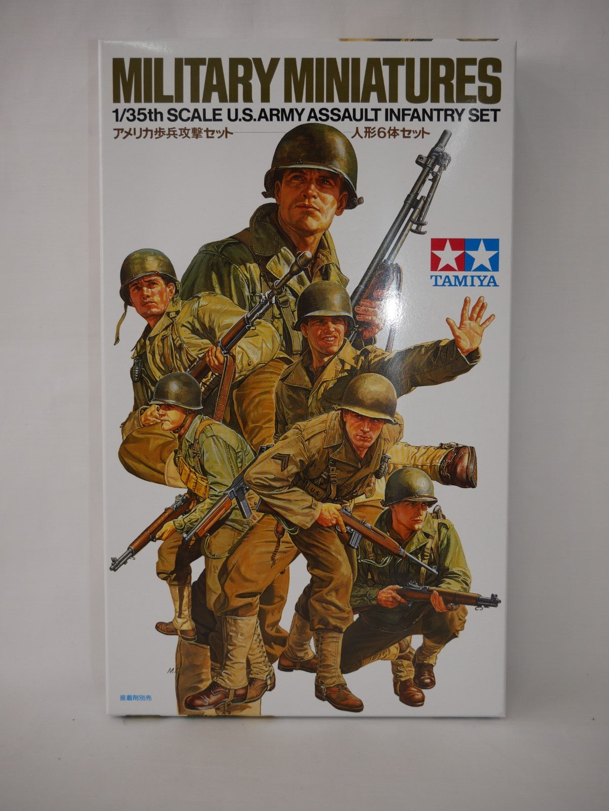 Tamiya Military Miniatures 1:35 Scale WWII US Army Assault Infantry Set - 35192