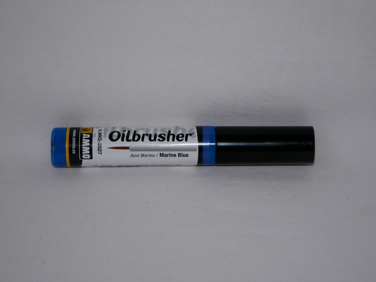 Ammo By Mig Jimenez Marine Blue Oilbrusher With Fine Brush Applicator A.MIG-3527