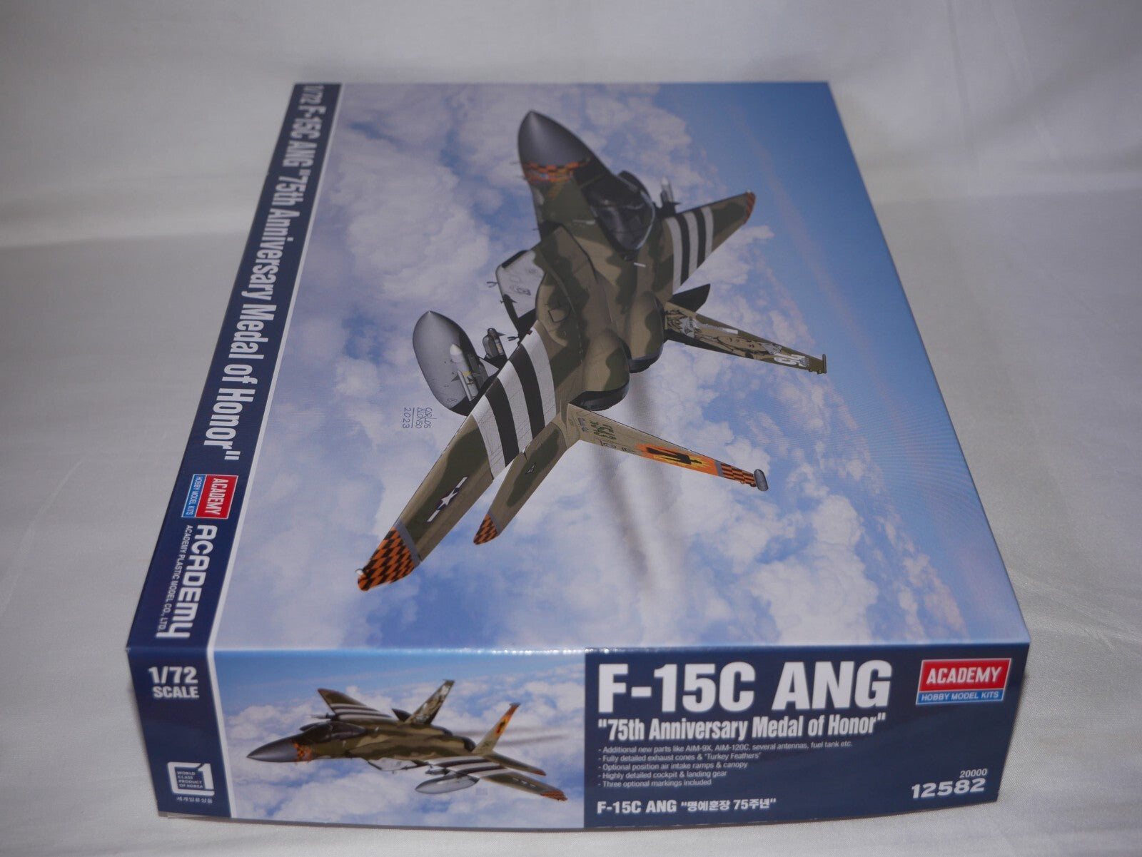 Academy 1:72 USAF F-15C ANG 75 Anniversary Medal of Honor Skill Level 4 - 12582