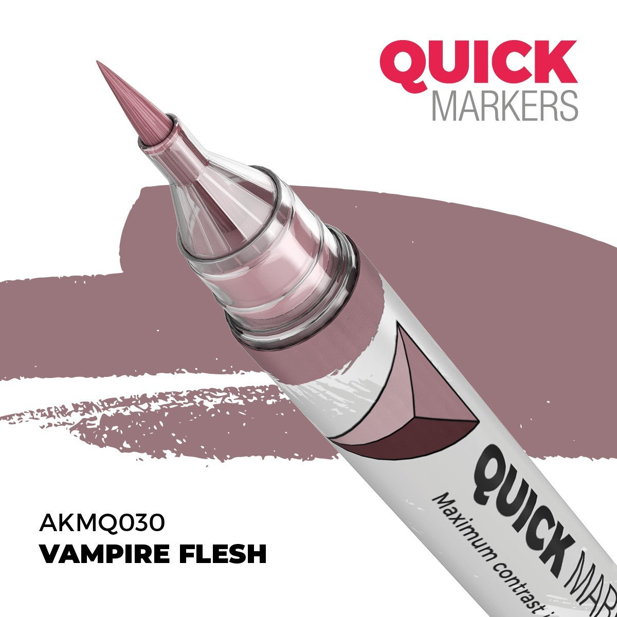 AK Interactive Acrylic Quick Gen Markers For Tabletop Wargaming Vampire Flesh - AKMQ030