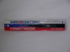 Tamiya Craft Tools Series 4 Stainless Steel Tapered Tip Straight Tweezers 74004