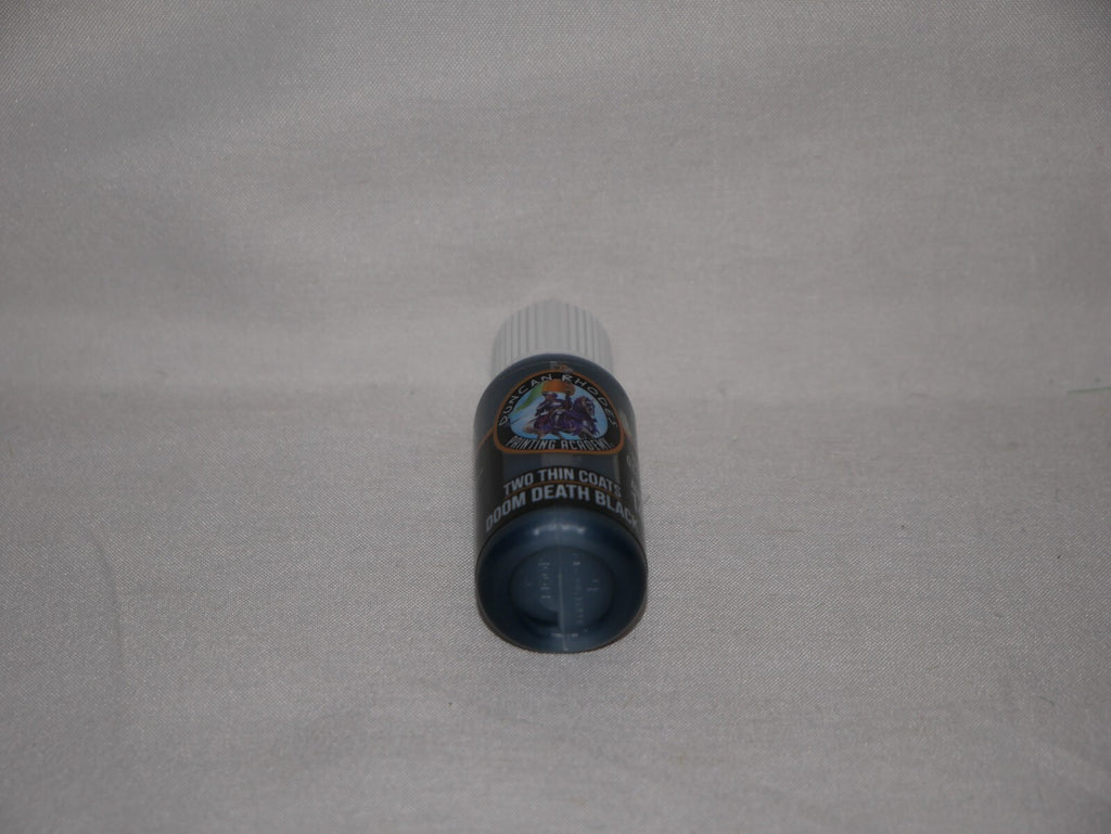 Duncan Rhodes Painting Academy Two Thin Coats Doom Death Black 15ml Bottle 10019