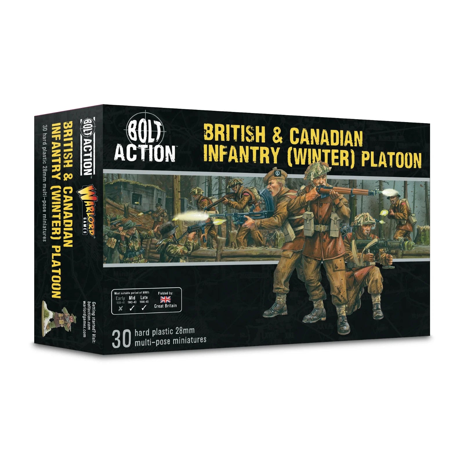 Warlord Games Bolt Action 1:56 British & Canadian Infantry (Winter) - 402011027