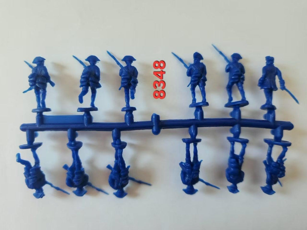 Hat Industrie 1:72 American War Of Independence Hessian Musketeers Charging - 8348