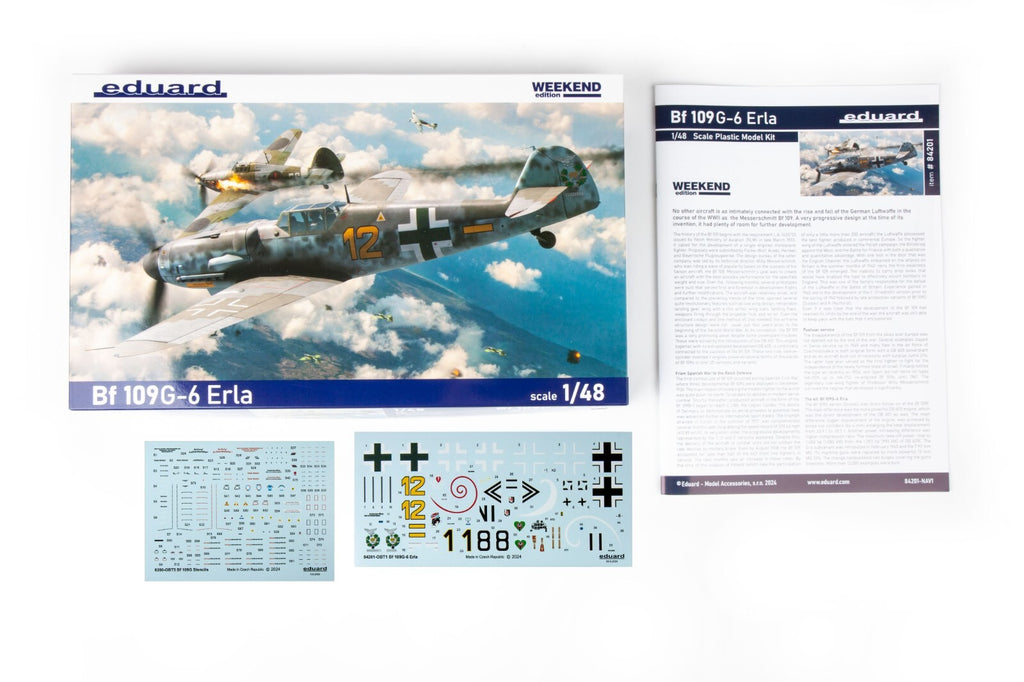 Eduard 1:48 Scale Model Kit Messerschmitt Bf 109G-6 Early Weekend Edition 84201