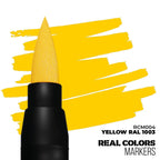 AK Interactive Real Colors Acrylic Fast Dry Marker Pens Yellow RAL 1003 - RCM004