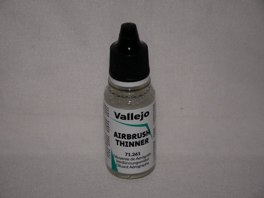 Vallejo Auxiliary Products Airbrush Thinner 18ml Dropper Bottle - 71.261