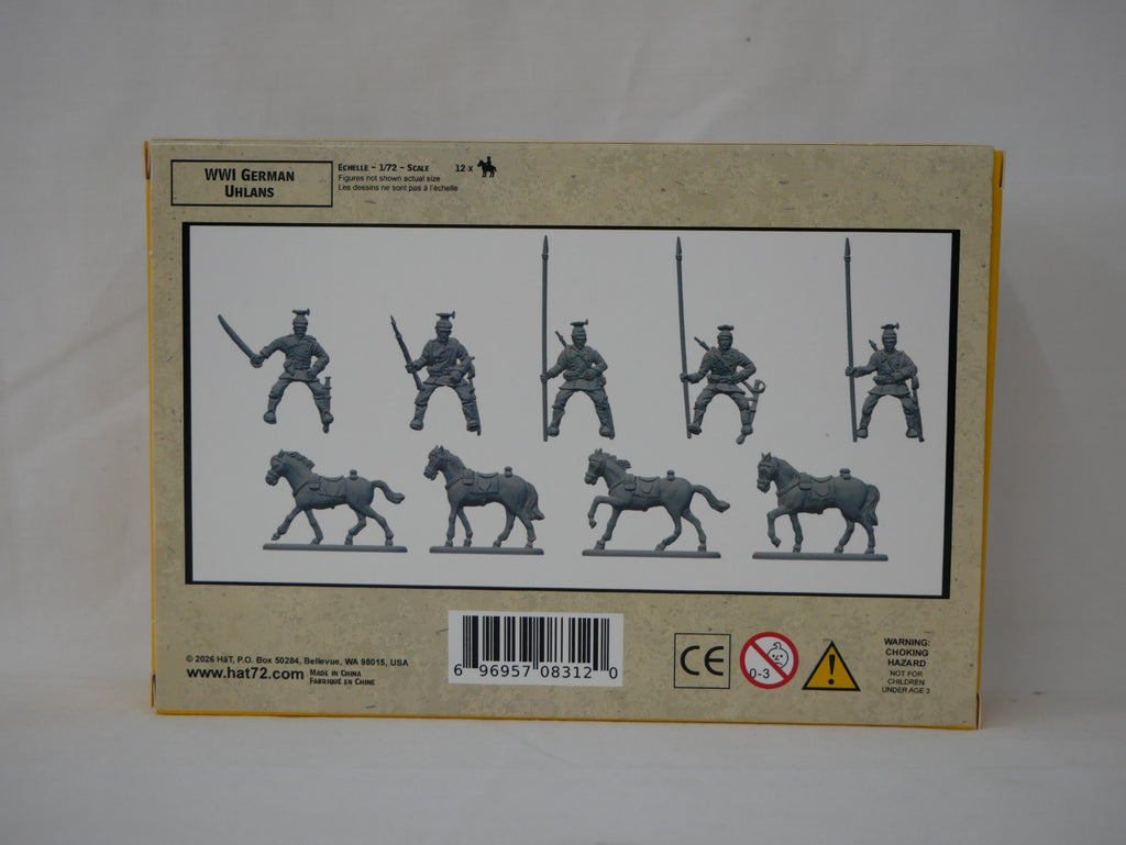 Hat Industrie 1:72 Scale World War 1 (WW1) German Uhlans Plastic Models - 8312