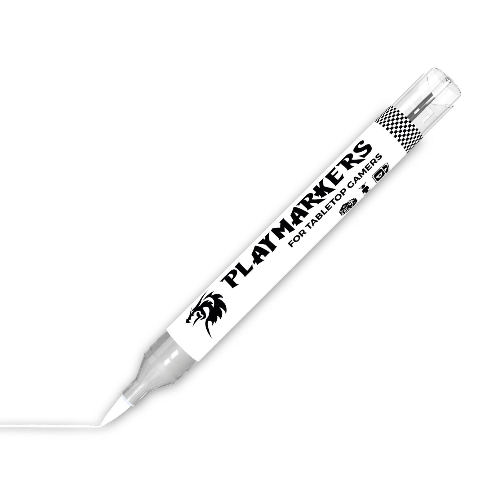 AK Interactive Acrylic Paint Playmarkers For Model Tabletop Games White - AKM003