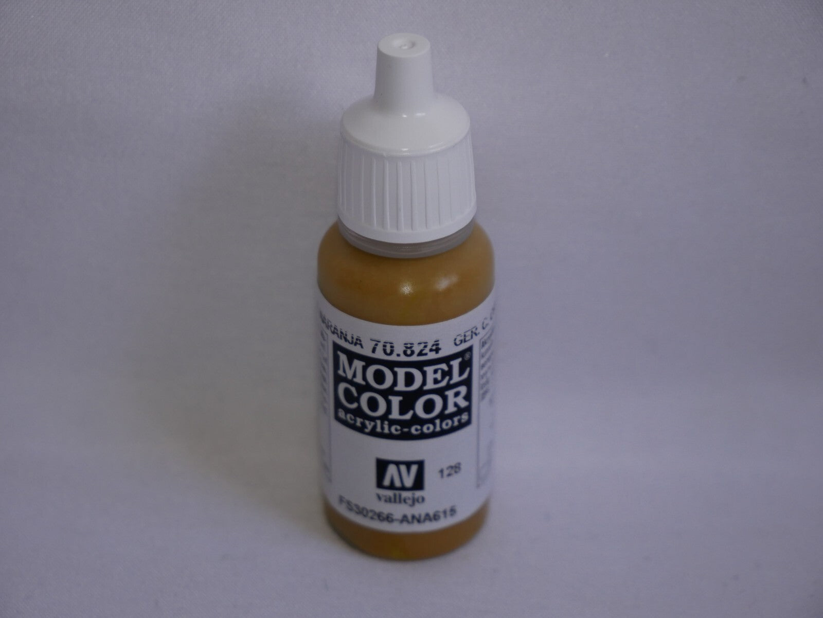 Vallejo Model Color German Camouflage Orange Ochre Acrylic 17ml Dropper - 70.824
