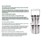 AK Interactive Stainless Steel Model Painting Paint Brush Cleaning Bucket - AK9569