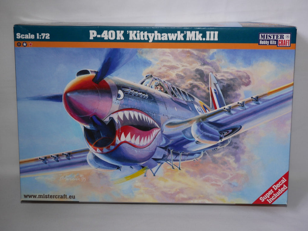 MisterCraft Model Kits 1:72 (D-220) Curtiss P-40K 'Kittyhawk' MK.III - 042202