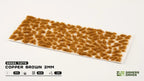 Gamers Grass Copper Brown 2mm Tufts For Wargaming Mini Bases 115 Per Pack GG2-CB