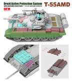 Ryefield Model 1:35 Soviet Union T-55 AMD Drozd Active Protection System - 5091