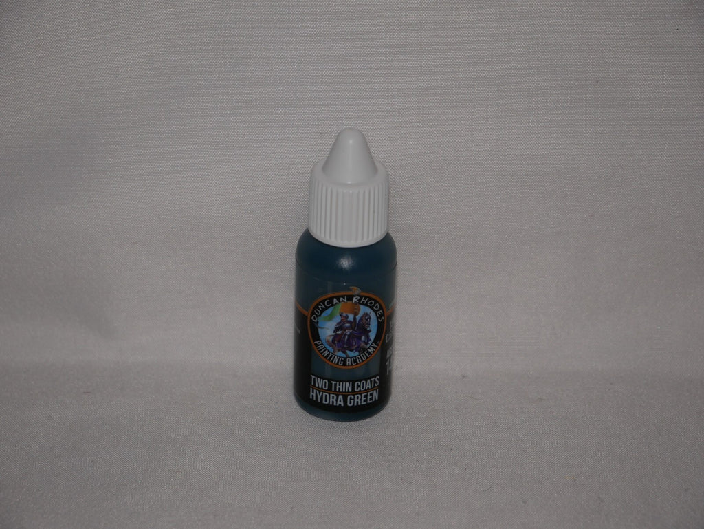 Duncan Rhodes Painting Academy 'Two Thin Coats' Hydra Green 15ml Bottle - 10082