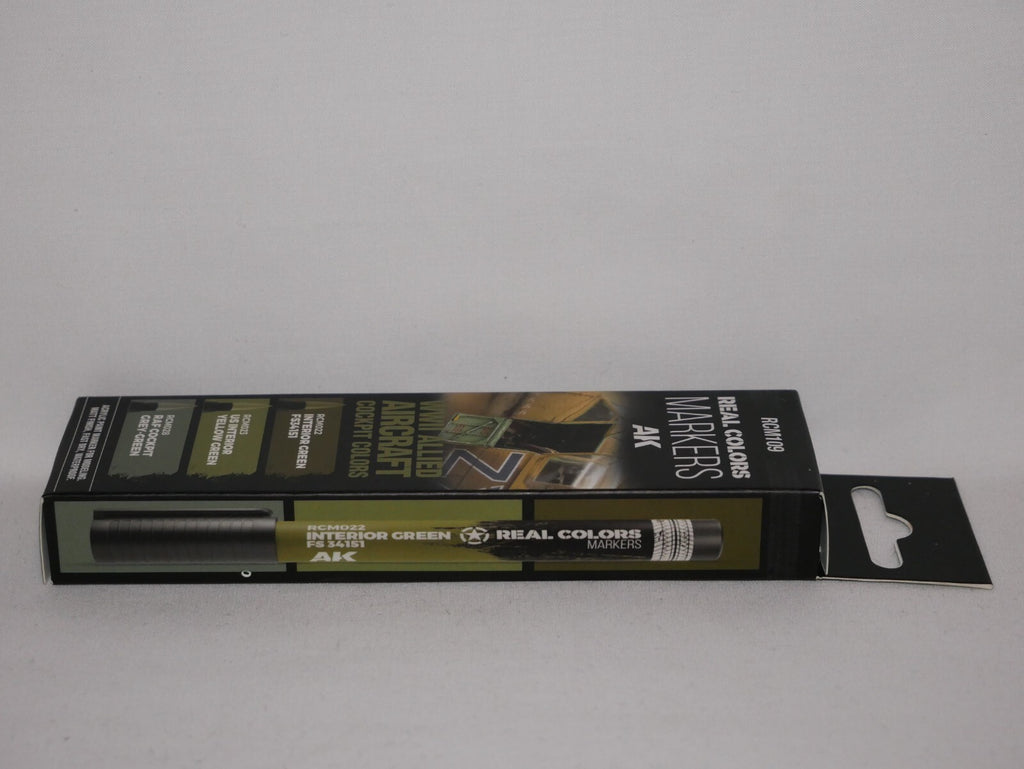 AK Interactive Real Color Markers WWII Allied Aircraft Cockpit Colors - RCM109