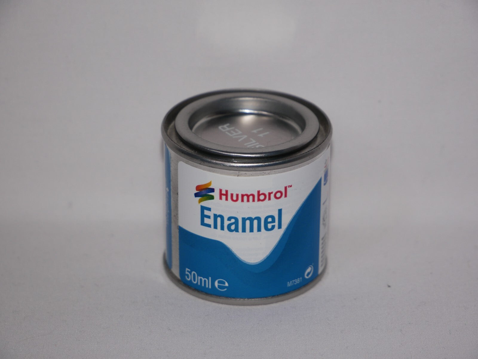 Humbrol Scale Modelling Enamel Paints Metallic Silver No 11 (50ml) Tub - AQ0011