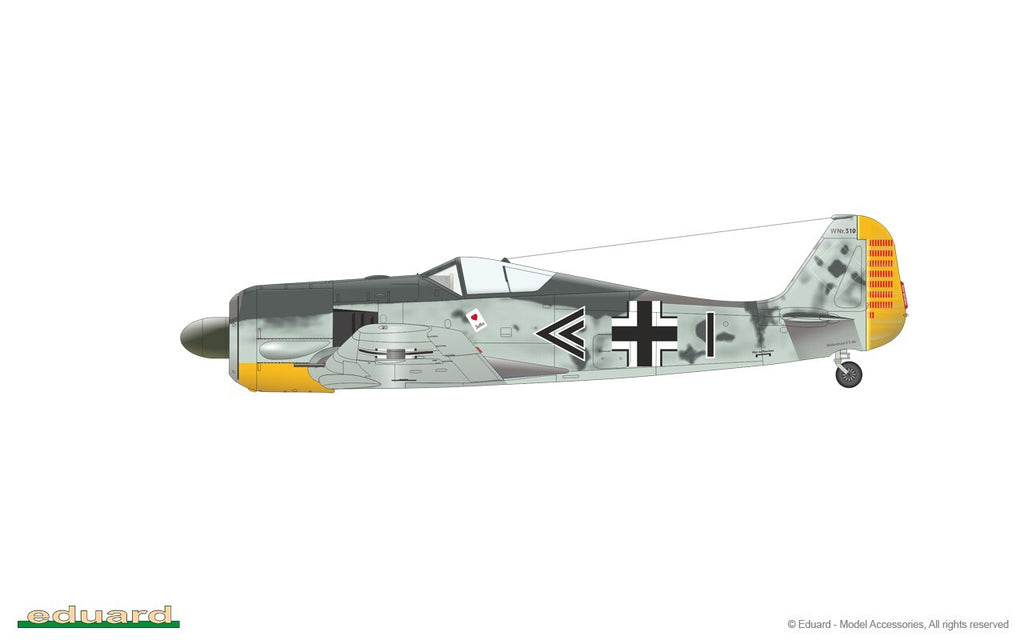 Eduard 1:48 Scale Plastic Kits Focke-Wulf Fw 190A-2 ProfiPACK Edition - 82146