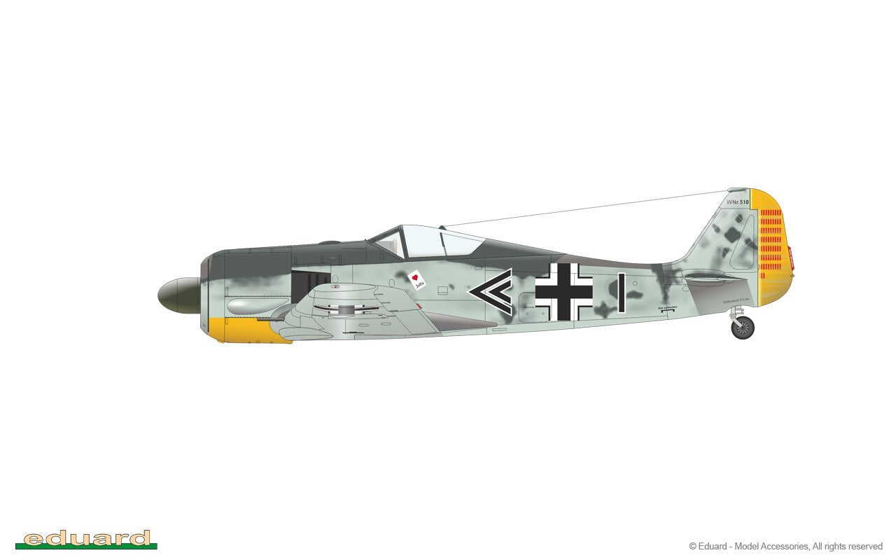 Eduard 1:48 Scale Plastic Kits Focke-Wulf Fw 190A-2 ProfiPACK Edition - 82146