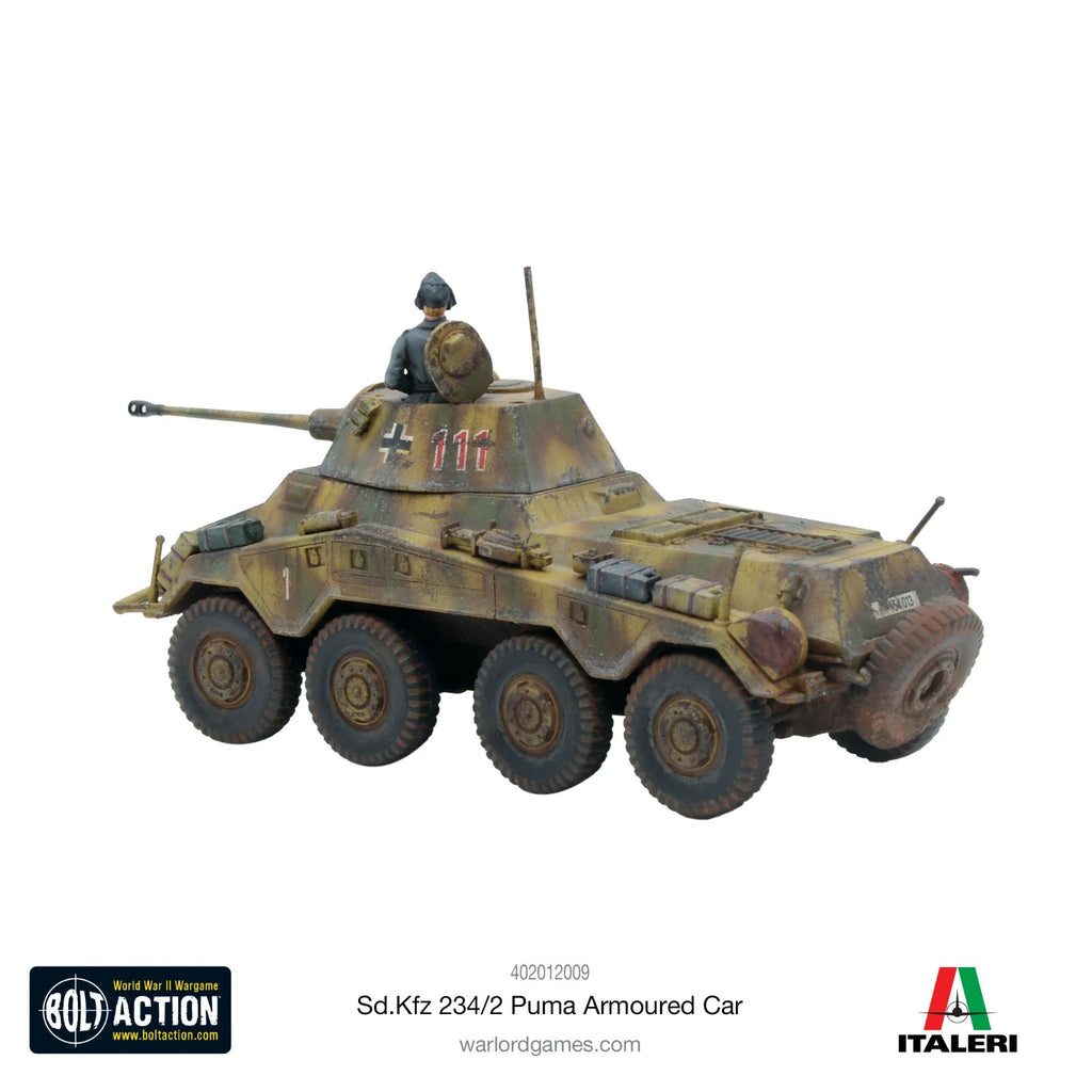 Warlord Games Bolt Action 1:56 Scale SD.KFZ 234/2 Puma Armoured Car - 402012009