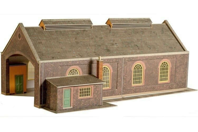 Superquick Kits 1:76 Scale Two Road Locomotive Shed Scaled For OO & HO - SQA5