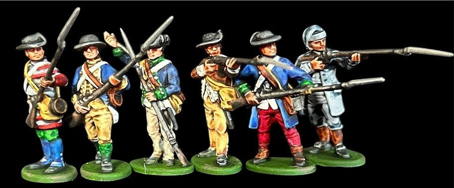 Hat Industrie 1:56 American War Of Independence American Infantry Set 2 - 2004