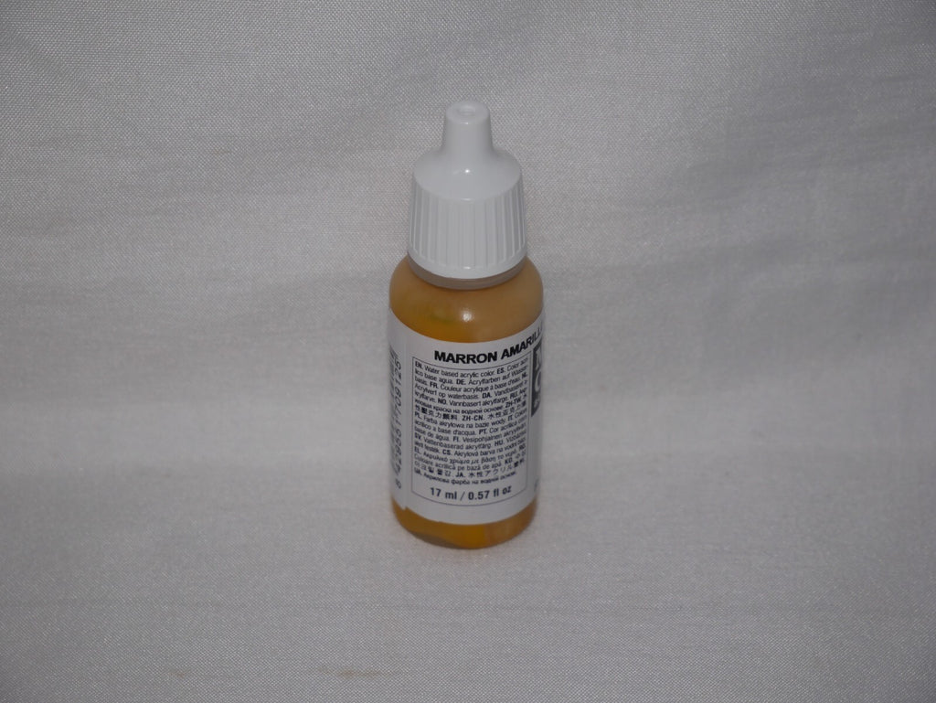 Vallejo Model Color Tan Yellow Acrylic 17ml/0.57 fl oz Dropper Bottle - 70.912
