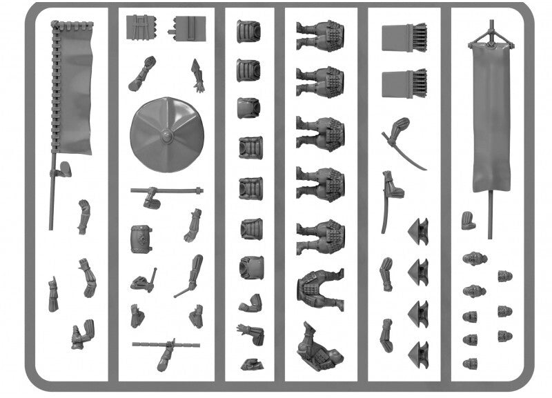 Fireforge Games Samurai Wars 28mm Scale Hard Plastic Samurai Command - SWCO01-BS