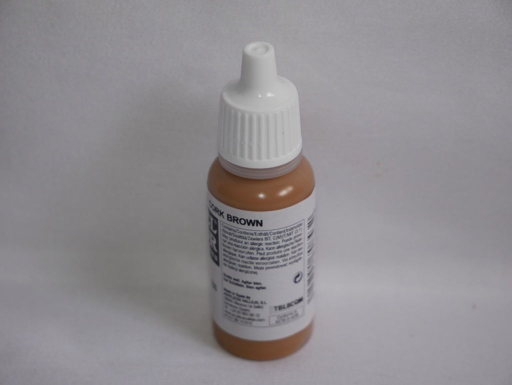 Vallejo Model Color Cork Brown Acrylic 17ml/0.57 fl oz Dropper Bottle - 70.843