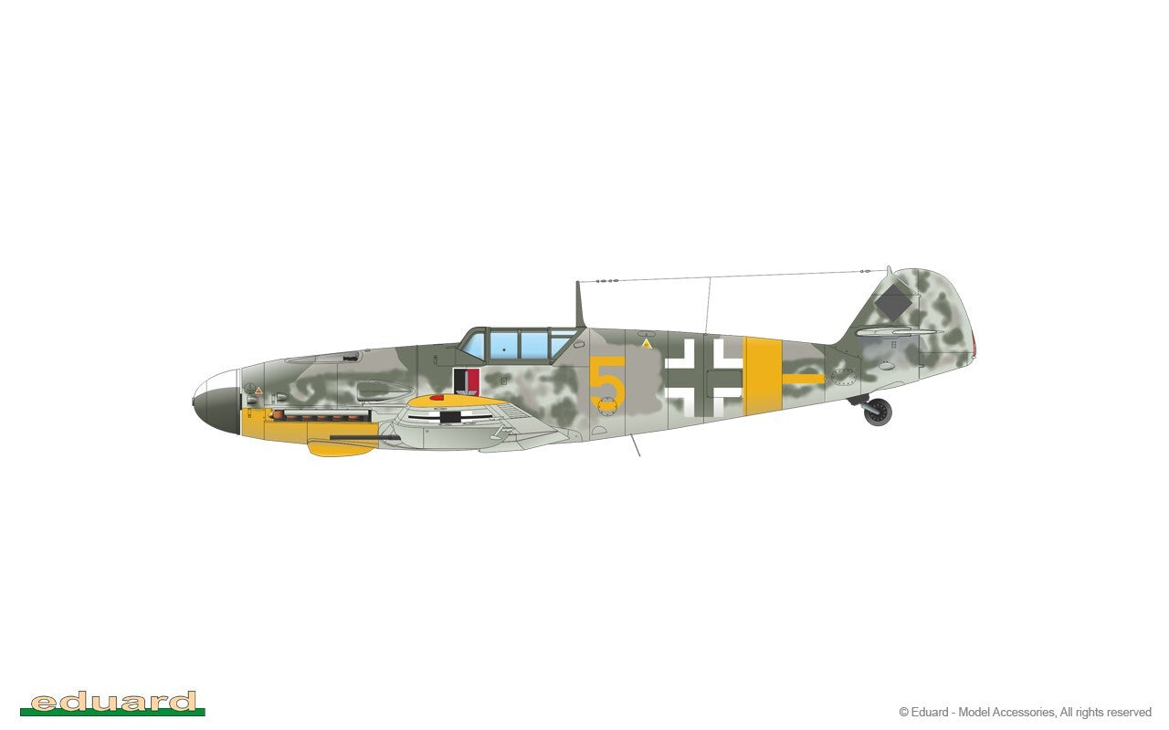 Eduard 1:48 Scale WWII Messerschmitt Bf 109G-2 ProfiPACK Edition Model Kit 82165