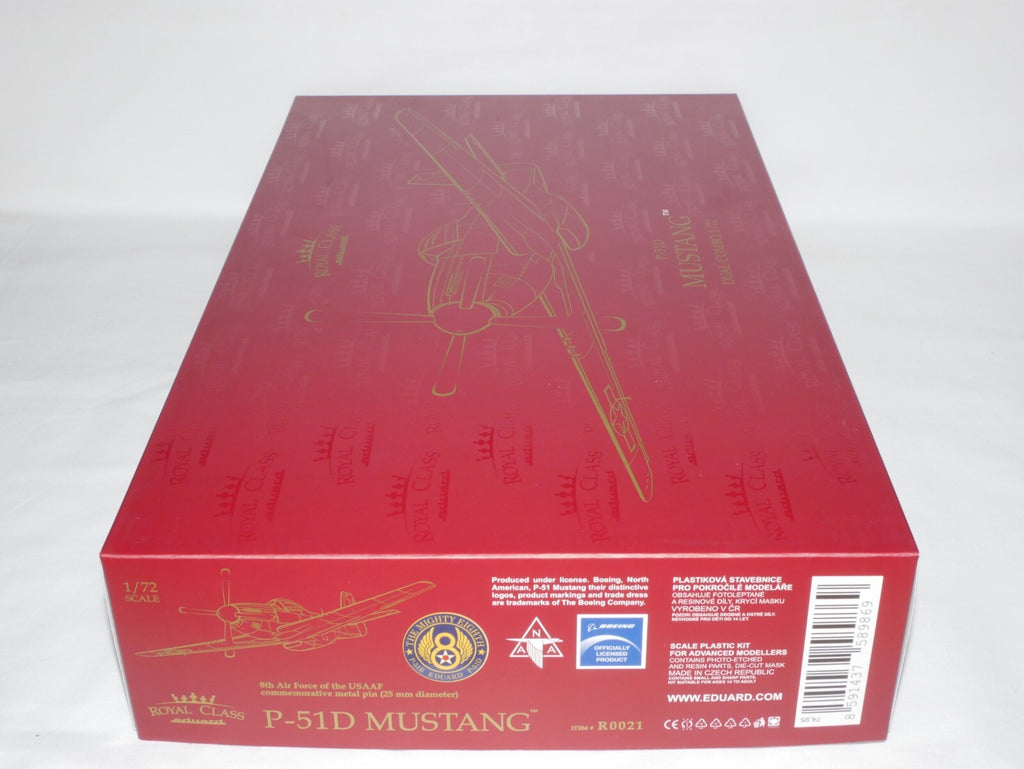 Eduard 1:72 Scale P-51D Mustang Dual Combo Set 'The Royal Class Edition' - R0021