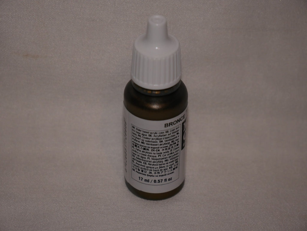 Vallejo Model Color Bronze Metallic Acrylic 17ml/0.57 fl oz Dropper - 70.998